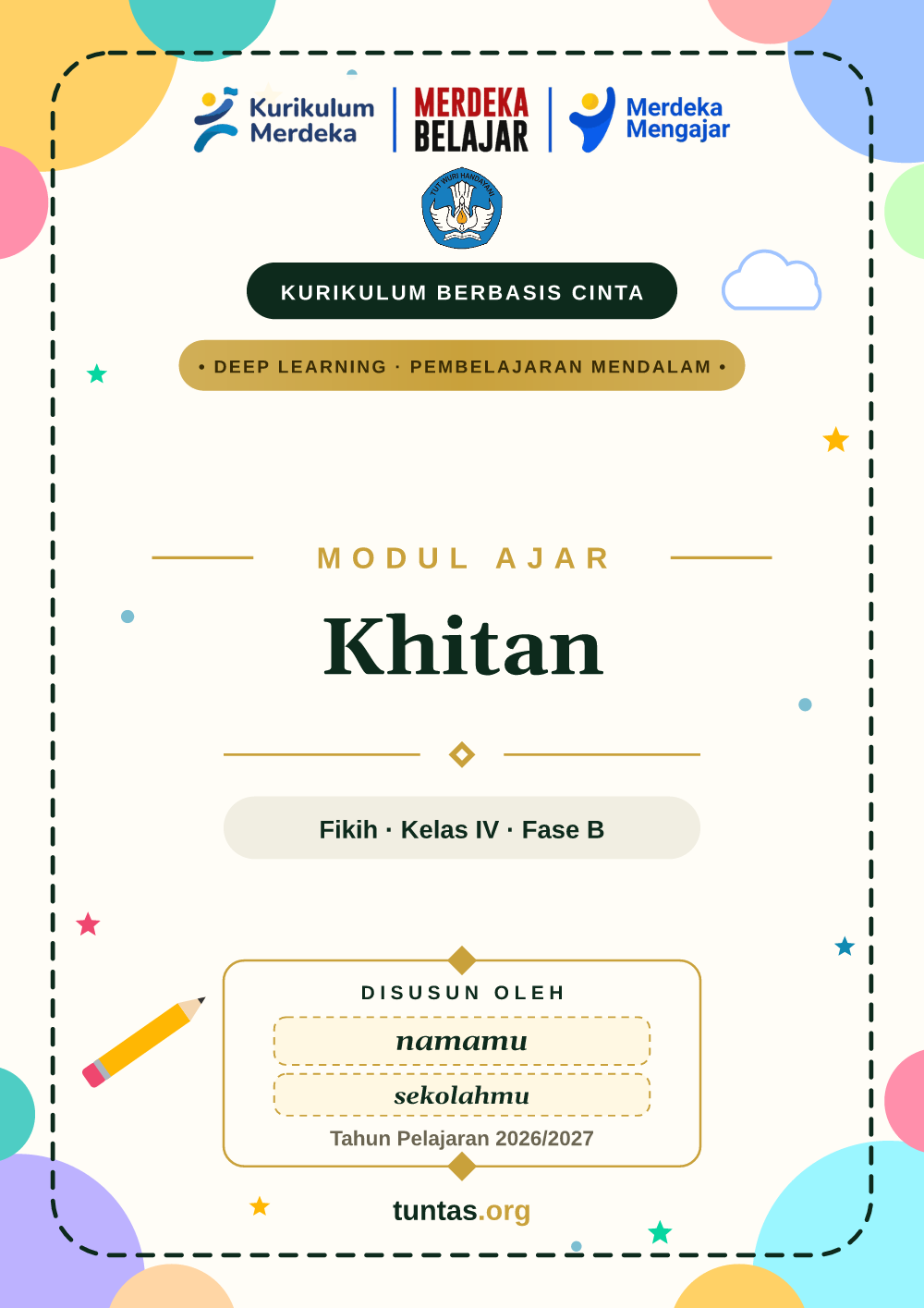 Sampul modul ajar Khitan