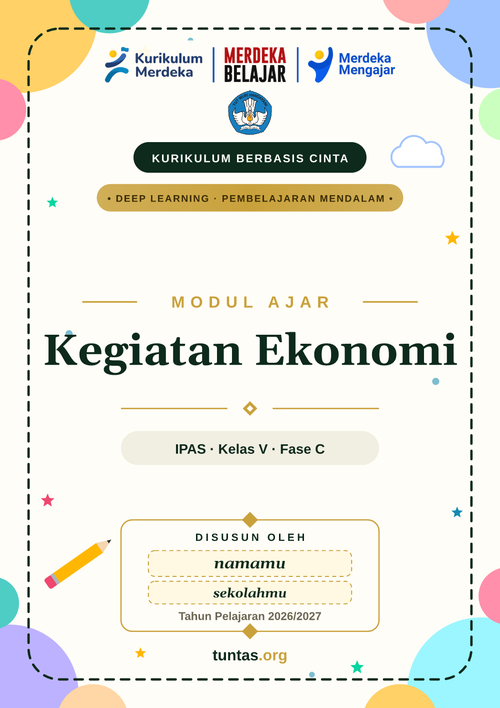 Sampul modul ajar Kegiatan Ekonomi