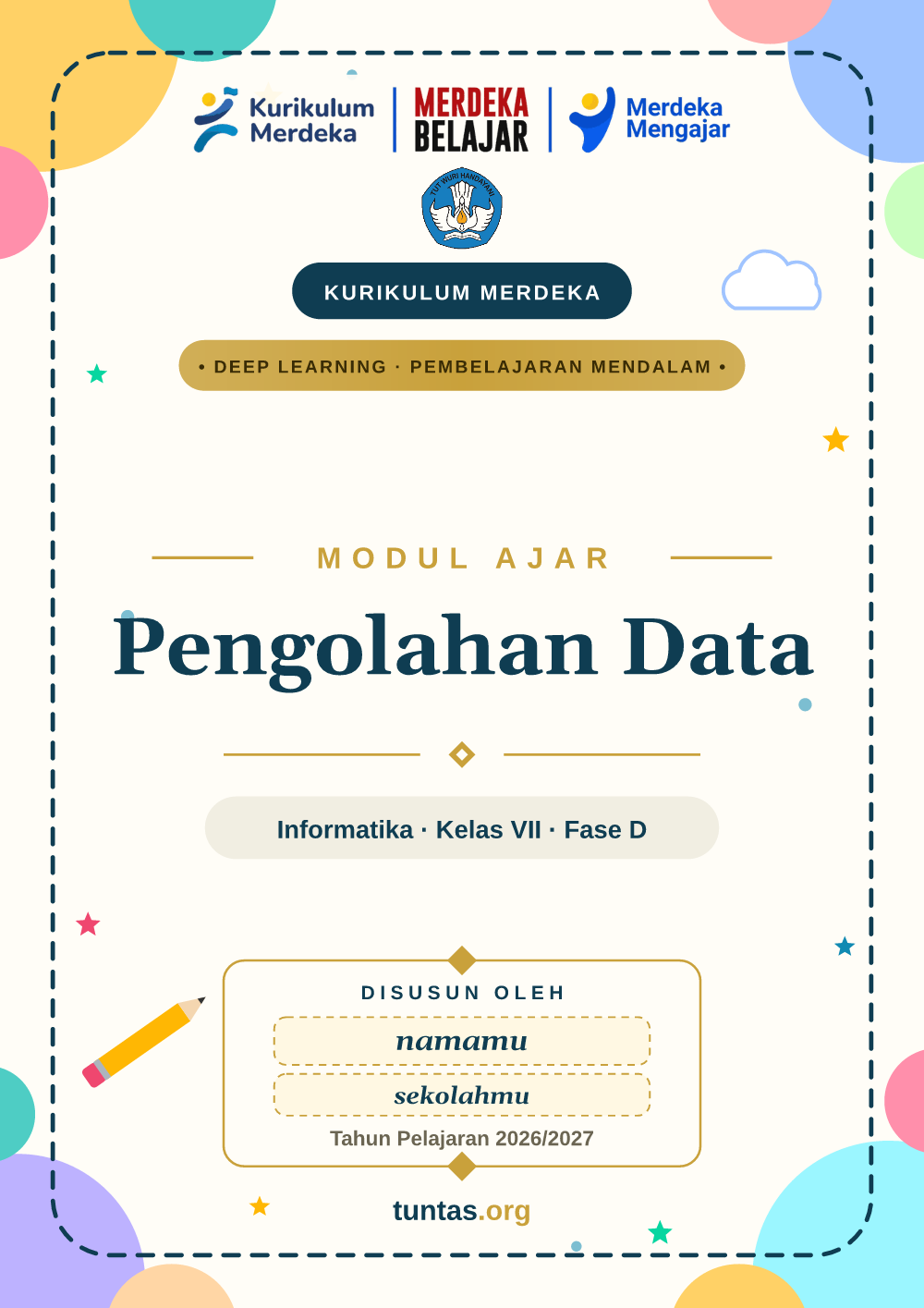 Sampul modul ajar Pengolahan Data